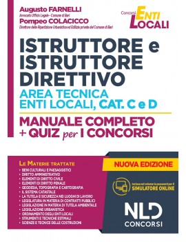 ISTRUTTORE E ISTRUTTORE DIRETTIVO Tecnic