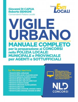 VIGILE URBANO MANUALE CONCORSO POLIZIA L