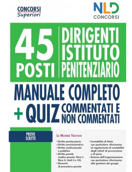 45 DIRIGENTI ISTITUTO PENITENZIARIO