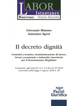 DECRETO DIGNITA'