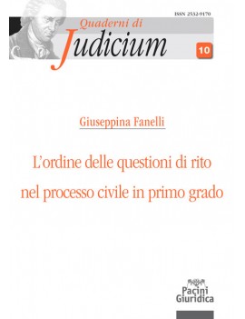 ORDINE DELLE QUESTIONI DI RITO