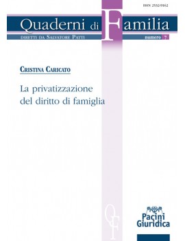 PRIVATIZZAZIONE DEL DIRITTO DI FAMIGLIA