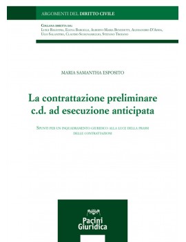 CONTRATTAZIONE PRELIMINARE CD AD ESECUZI