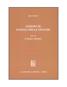 LEZIONI DI SCIENZE DELLE FINANZE