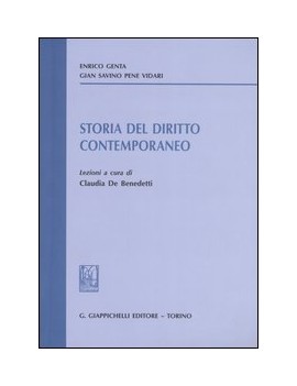 STORIA DEL DIRITTO CONTEMPORANEO