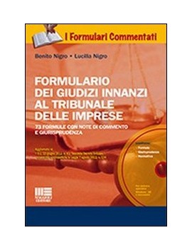 FORMULARIO COMMENTATO DEL TRIBUNALE PER