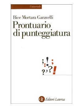 PRONTUARIO DI PUNTEGGIATURA