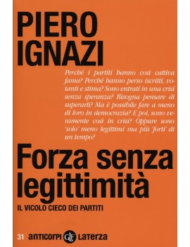 FORZA SENZA LEGITTIMITÀ. IL VICOLO CIECO