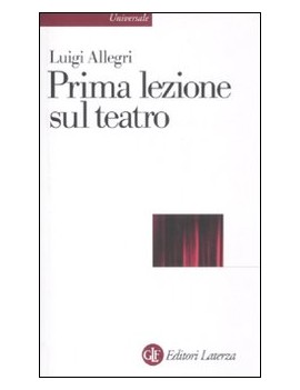 PRIMA LEZIONE SUL TEATRO