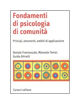 FONDAMENTI DI PSICOLOGIA DI COMUNITÀ