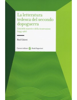 LETTERATURA TEDESCA DEL SECONDO DOPOGUER