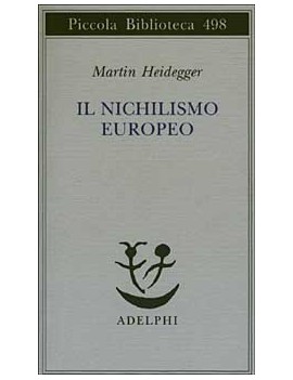 NICHILISMO EUROPEO