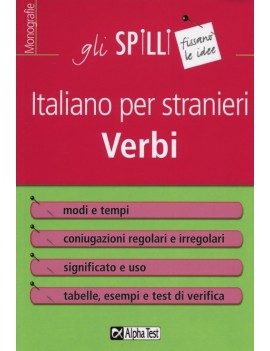 ITALIANO PER STRANIERI. VERBI