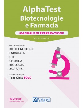 ALPHA TEST. BIOTECNOLOGIE E FARMACIA. MA