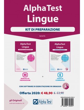 ALPHA TEST. LINGUE. . PER L'AMMISSIONE A