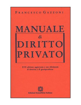 MANUALE DI DIRITTO PRIVATO  2015 XVII ed