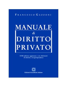 MANUALE DI DIRITTO PRIVATO 2017 XVIII ed