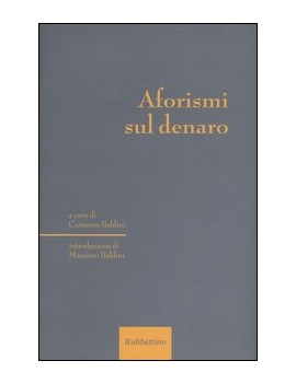 AFORISMI SUL DENARO