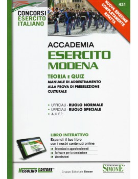 ACCADEMIA ESERCITO MODENA teoria e quiz