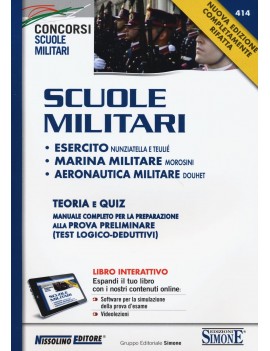 SCUOLE MILITARI esercito, marinamilitare