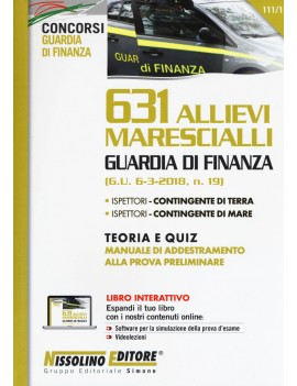 631 ALLIEVI MARESCIALLI GUARDIA FINANZA