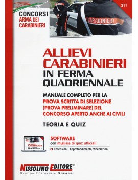 ALLIEVI CARABINIERI in ferma quadriennal