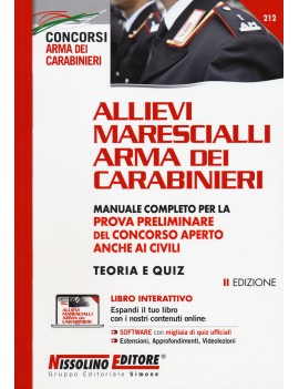 ALLIEVI MARESCIALLI arma carabinier