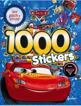 CARS 3. 1000 STICKERS. CON ADESIVI