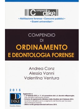 COMPENDIO DI ORDINAMENTO E DEONTOLOGIA F