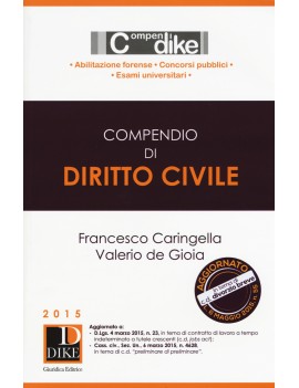 COMPENDIO DI DIRITTO CIVILE 2015