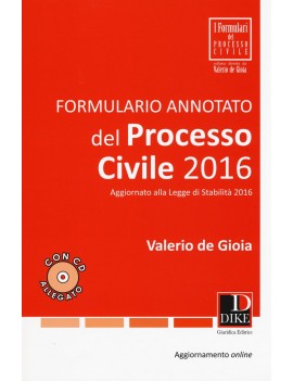 Formulario ann. del Processo Civile 2016