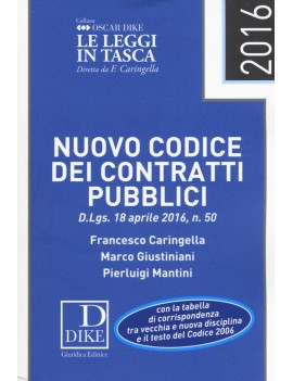 CODICE DEI CONTRATTI PUBBLICI 2016