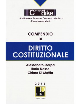 COMPENDIO DI DIRITTO COSTITUZIONALE 2016