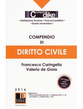 COMPENDIO DI DIRITTO CIVILE 2016