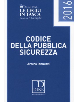 CODICE PUBBLICA SICUREZZA