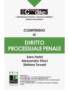 compendio di diritto processuale penale