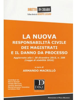 NUOVA RESPONSABILITA'  CIVILE DEI MAGIST