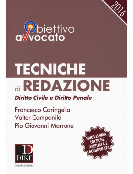 TECNICHE DI REDAZIONE 2016 diritto civil