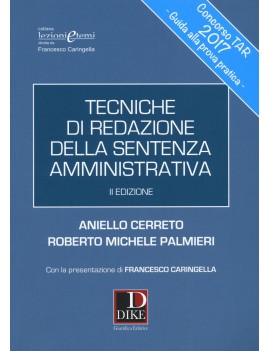 TECNICHE DI REDAZIONE DELLA SENTENZA AMM