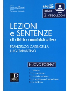 LEZIONI E SENTENZE DI DIRITTO AMMINISTRA