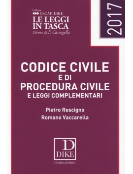 ve CODICE CIVILE E PROCEDURA CIVILE 2017