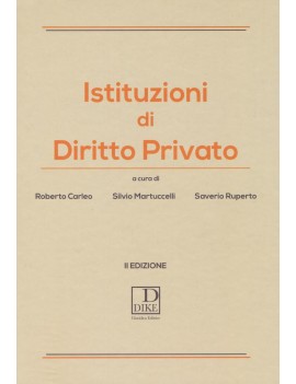 ISTITUZIONI DI DIRITTO PRIVATO