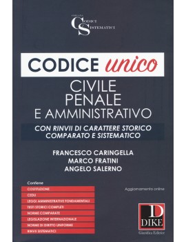 VE CODICE UNICO civile penale amministra