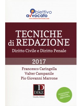 TECNICHE DI REDAZIONE 2017 civile penale