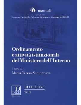 ORDINAMENTO E ATTIVITA' ISTITUZIONALI DE