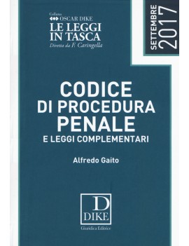 CODICE DI PROCEDURA PENALE 2017