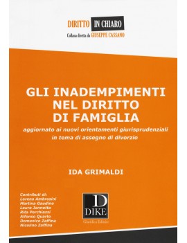 INADEMPIMENTI NEL DIRITTO DI FAMIGLIA