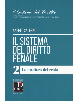 SISTEMA DEL DIRITTO PENALE 2 struttura d