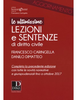 ULTIMISSIME LEZIONI E SENTENZE DI DIRITT