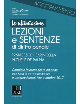 ULTIMISSIME LEZIONI E SENTENZE DI DIRITT